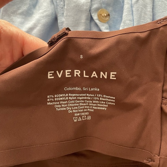 Everlane Re New Bra Dark Tan Size Small - Picture 6 of 7